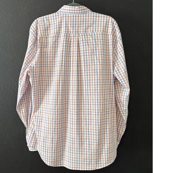 Johnnie-O Performance Button Down Long Sleeve White Shirt Size Men's Large - Picture 2 of 4